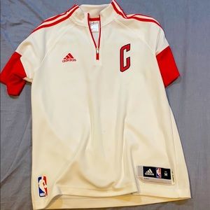 Adidas Adult Med. Bulls Captain Quarter Zip warmup